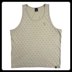 OVO Octobers Very Own Tank Top Men's XL Beige Cotton Beater Owl